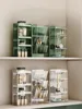 Makeup Shelf Bathroom Organizer and Storage Clear Makeup Organizer Cabinet Organizer Vertical Storage Box Jewelry Display Stand 1