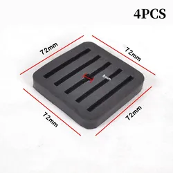 4-Piece Durable Anti-Vibration Rubber Pads for Air Conditioner Outdoor Units (7cm)