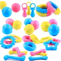 Cute Dog Toy Chew Rubber Toys for Small Dog Bite Resistant Non-toxic Pet Puppy Toys Interactive Training Pet Toys 1