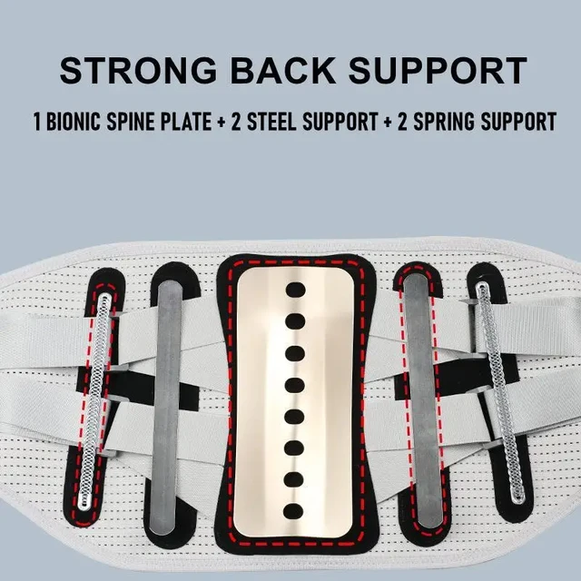 Lumbar Support Belt Disc Herniation Orthopedic Strain Pain Relief Corset For Back Posture Spine Decompression Brace 3