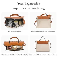 Organizer Inserts Fits For HERBAG Felt Cloth Bag Liner Hangbag Travel Storage Bags Makeup Cosmetic Bag Tote Storage Base Shaper 2
