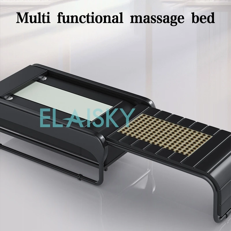 Electric Jade Stone Heating Thermal Massage Bed Multifunctional Full Body Warm Physiotherapy 4D Lifting Function Bluetooth Music