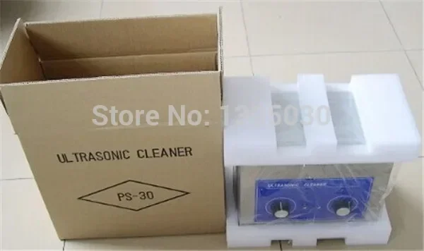 초음파 세척기, 세척 바구니 포함, 시계, 유리, CD 초음파 세척기, 영어 수동 PS-30 포함, 180W, 6.5L