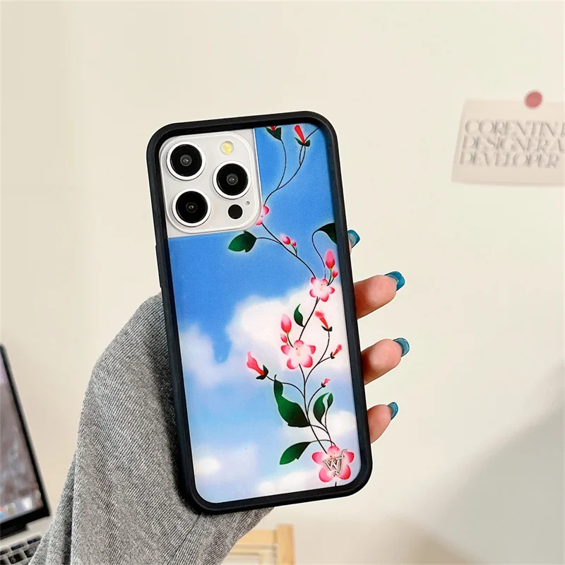 Wildflower 3D Metal Cartoon Phone Case
