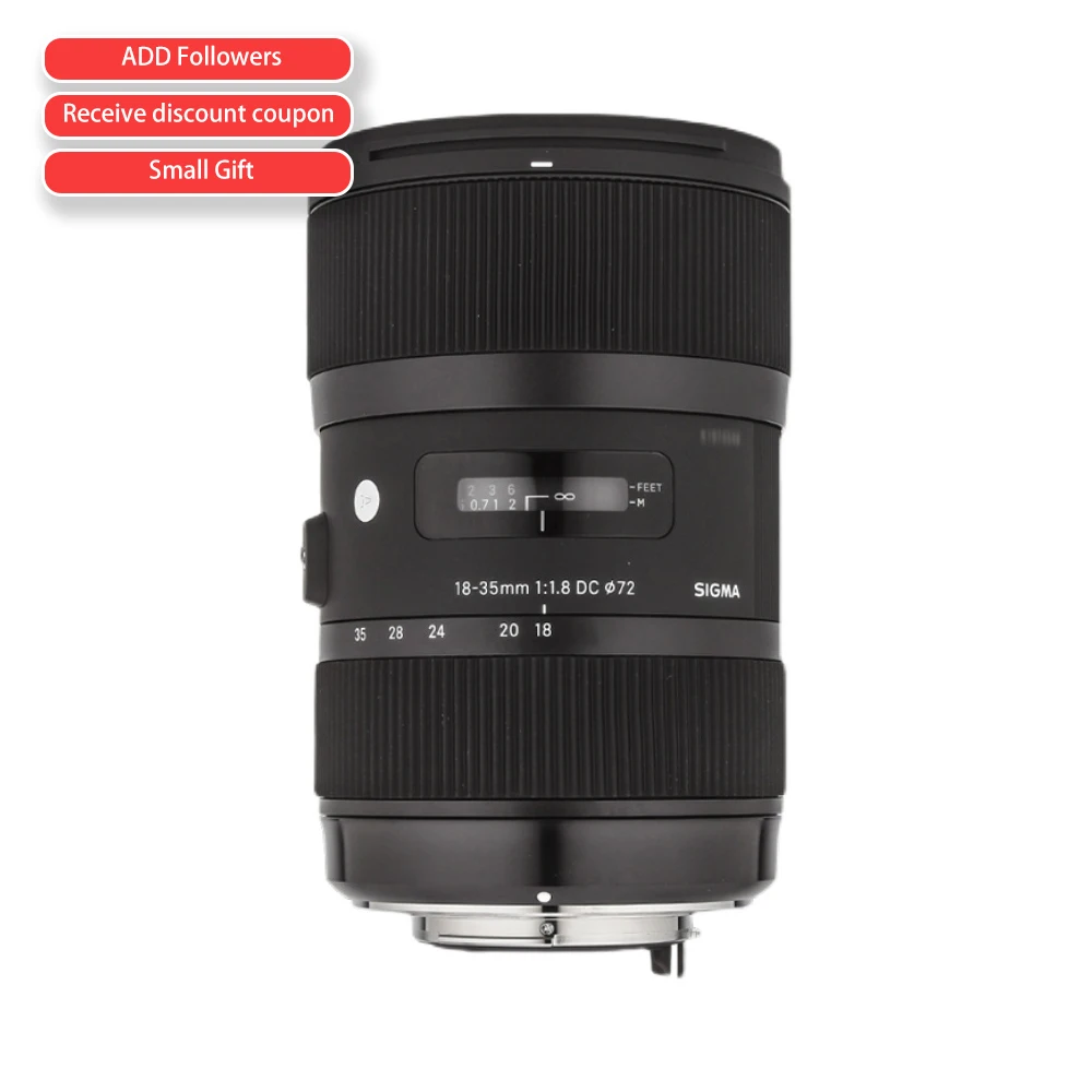 Sigma 18-35Mm F1.8 Art Dc Hsm Obiettivo Per Fotocamere Dslr Nikon Sigma Lente Dc, 18-35 Mm, F/1.8 Art P/