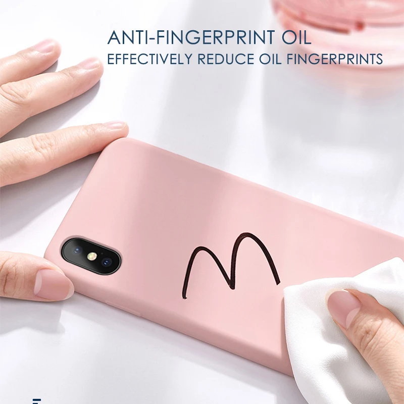 Luxury Liquid Soft Silicone Shockproof Candy Color Back Cover