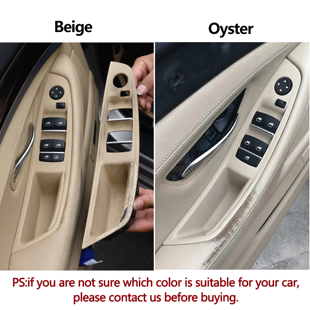 Garniture De Porte Intérieure Avant Gauche Pour BMW F10 F11 - Noire, Référence 9171781