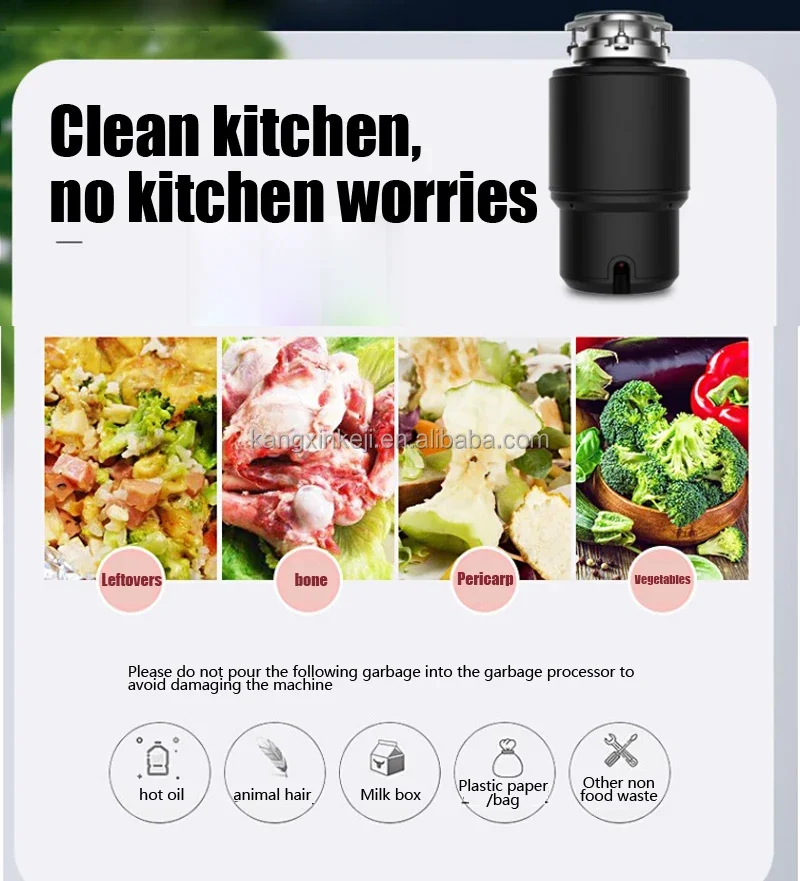 deal with sticky wet waste Household garbage electric multifunction blender mixer