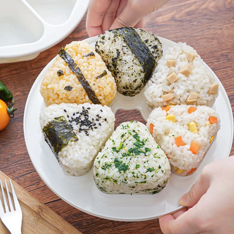 Fai da te Sushi Mold Onigiri Rice Ball Food Press triangolare