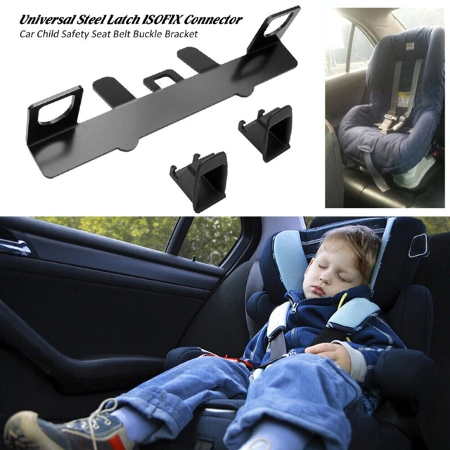 Conector de correa ISOFIX Universal para coche, anclaje de sujeción para  bebé, Kit de montaje - AliExpress