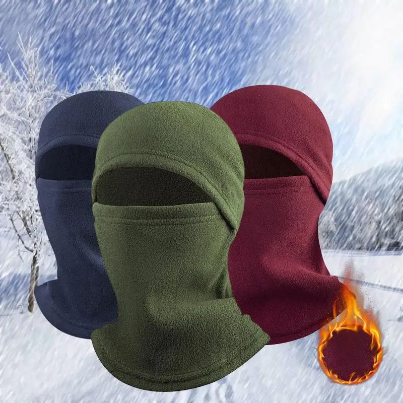 1 Stück Winter-Radmaske Thermische Winddichte Balaclava Skimaske für Männer und Frauen Warme Polar-Fleece Outdoor-Sport Motorrad-Gesichtsmaske – Detail 7