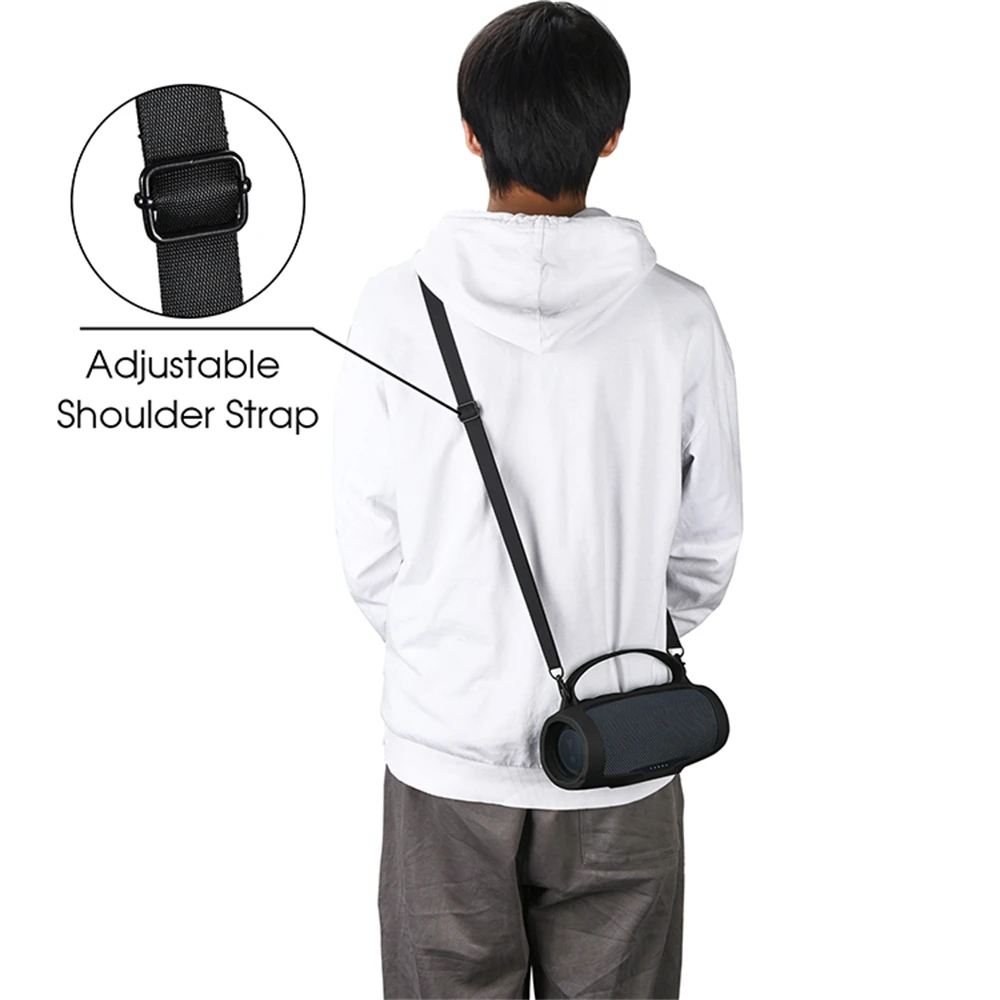 

Silicone Cover with Shoulder Strap Protective Case for Charge Essential 2/Charge 4 Audio Speaker