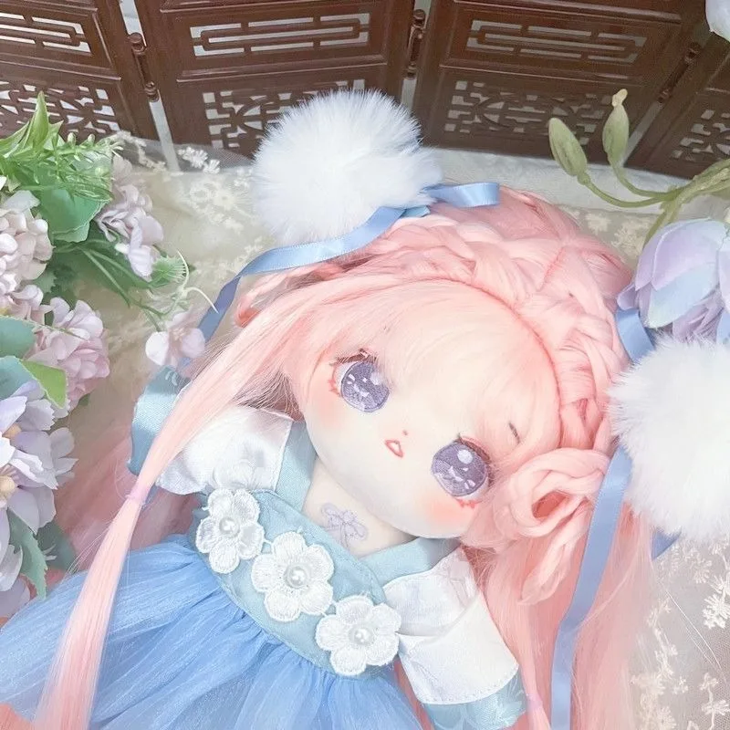 Original Design Chinese Style Hanfu Dresses Cheongsam Clothes Retro Outfit For 20cm Plush Doll Chinoiserie Costume Gift 3
