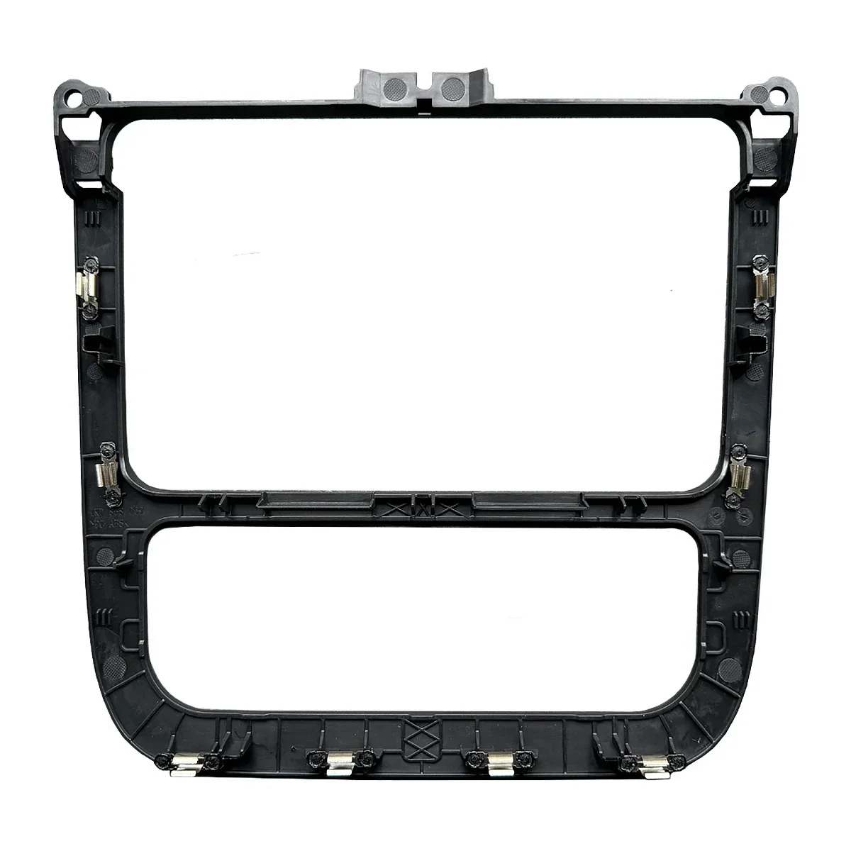 Car Interior Trim Car Radio Housing Centre Dash Radio Automatic Heater HVAC Control Bezel Cover Trim For VW Golf 5 GTI R32 Rabbit MK5 Jetta A5 GLI 1K0858069N