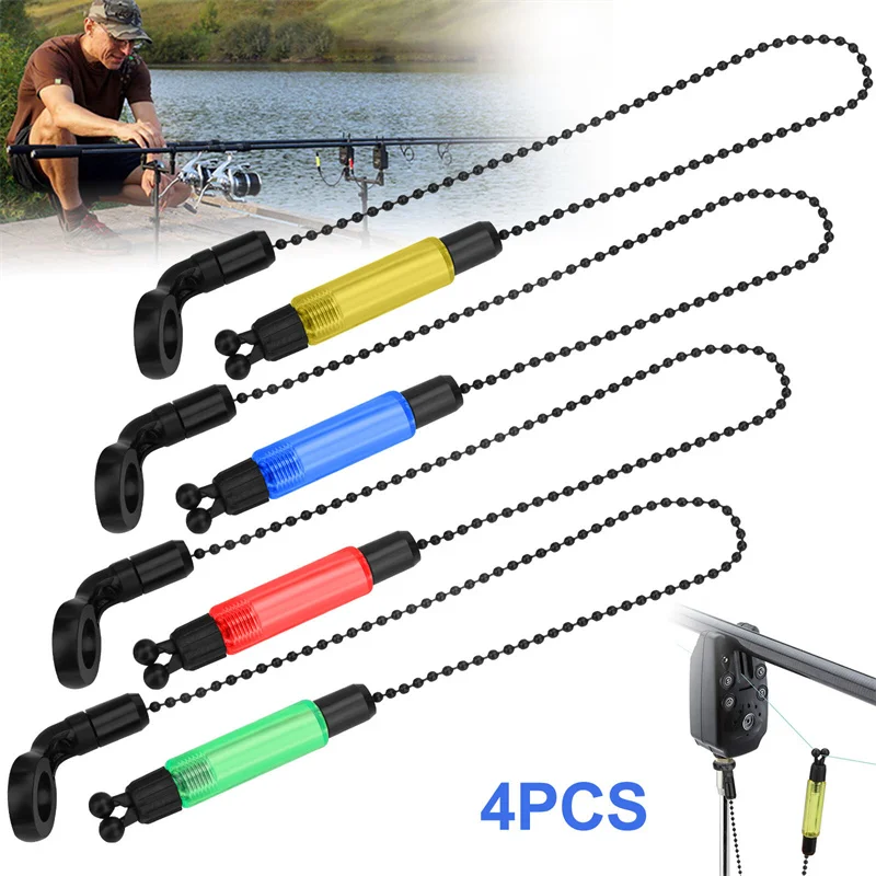 4Pcs Langlebige Komponente Angeln Liefert Angeln Zubehör Indikatoren Angeln Zangen Biss Alarm Weiche Kette – Detail 1