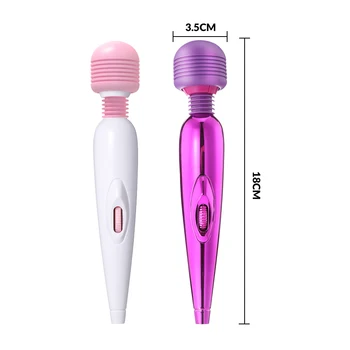 Dildo AV Vibrator Powerful Clitoris Vibrators for Women Magic Wand G-Spot Massager USB Recharge Female Sex Toys for Adult 18 3