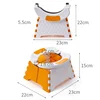 Portable Potty Child New Children's Outdoor Travel Foldable Portable Car Small Toilet with Cleaning Bag Baby Potty Training Seat 6