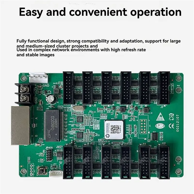 T81C 2X Linsn RV908M32 LED 디스플레이 화면 제어 시스템 수신기 카드 RV908 RV980M RV908H와 호환 가능