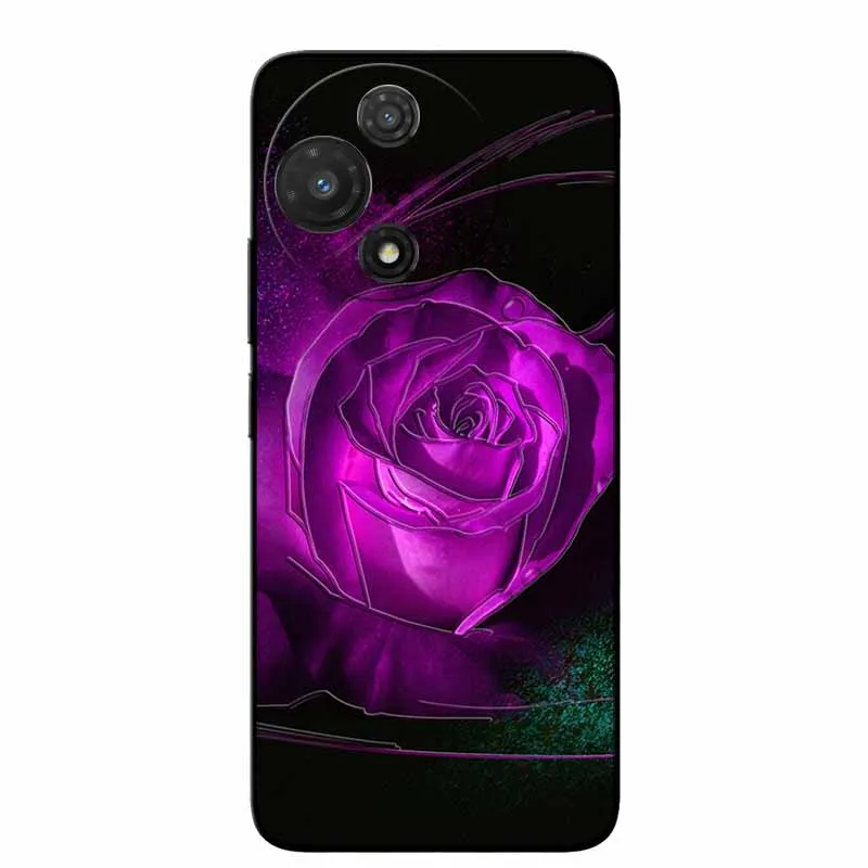 3D Cartoon Embossed Retro Silicone Case with Anime Bumper