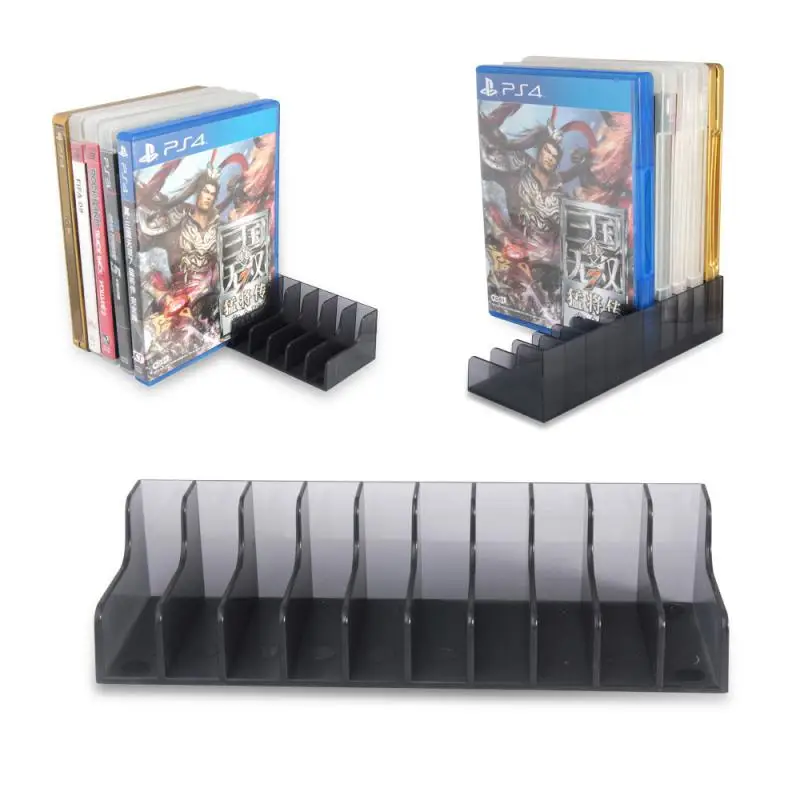 Ivyueenfor Switch Oled Console Game Card Box Storage Stand Holder Per Nindoswitch Lite Disk Card Holder Stand