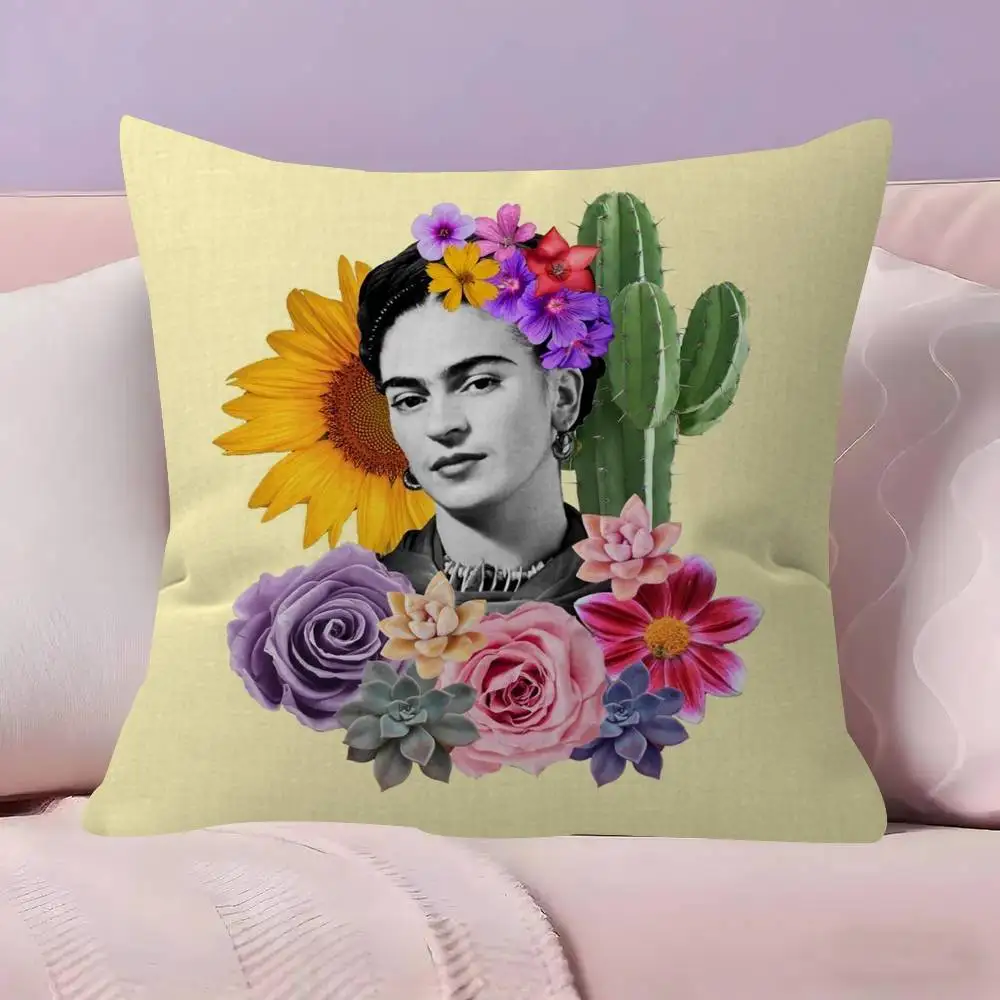 Moderne Kunstwerke von Frida Kahlo, personalisierter Kissenbezug, Schlafzimmer, Kinderparty-Dekoration, Kissenbezug, Geburtstagsgeschenk für Kinder – Detail 11