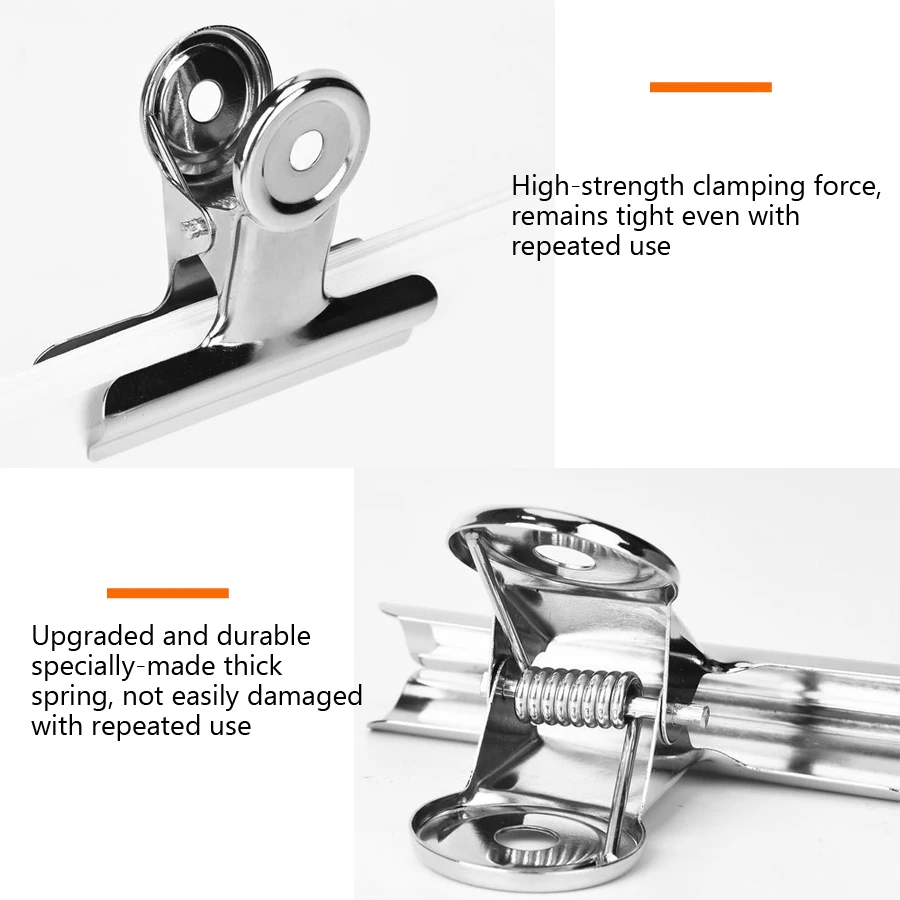 6PCs Edelstahl Nagel Befestigungs Clips für Maniküre Faser Verlängerung Gestaltung Nagel Tipps Form Tool Kit – Detail 2