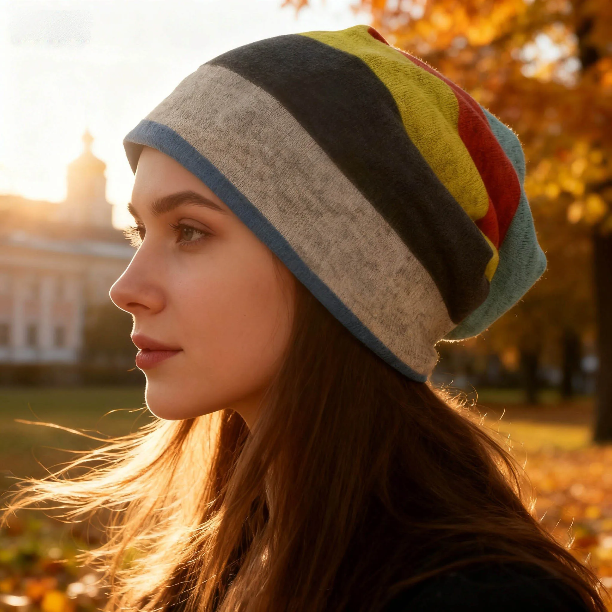 Männer Frauen Dual-use-Skullies Beanies Baggy Weiche Herbst Frühling Chemo Warme Hüte Damen Dünne Mädchen Schal Verlust Alopezie feminino HT228