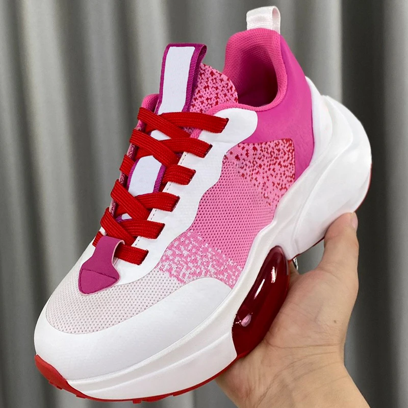 

Female Leisure Shoes 2023 Autumn New Breathable Comfortable Air Cushion Sneakers Online Celebrity Style Ladies Loafers
