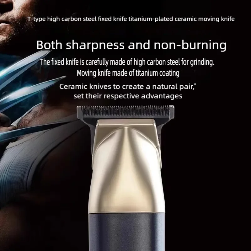 Clipper Electric Oil Head Engraving Electric Clipper Home Self-service Shaving Special Artifact Shaving Salon Professional Hair 4