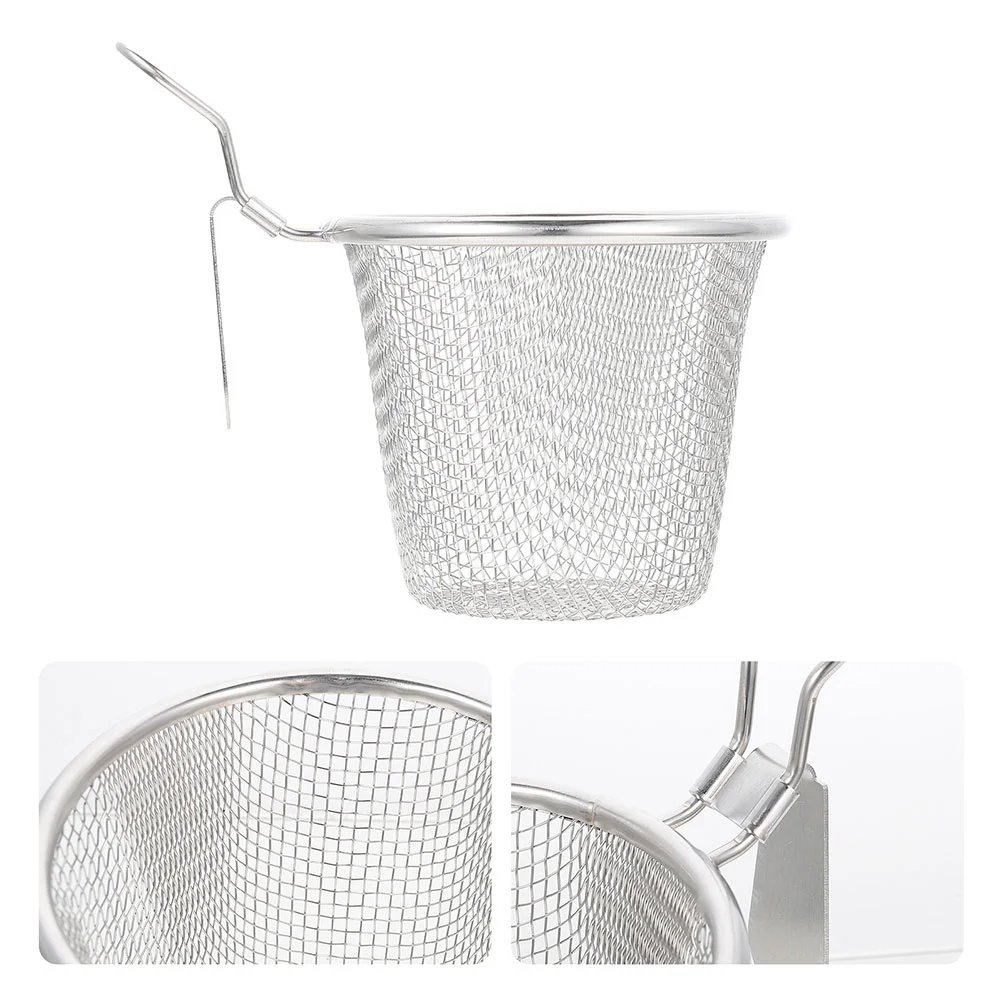 

2 Pcs Stainless Steel Colander Kitchen Strainer Basket Hot Pot Mesh Filter Baskets Commercial
