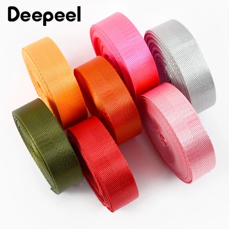 10-Meter Nylon Webbing Strap for Decorative Sewing and Crafting