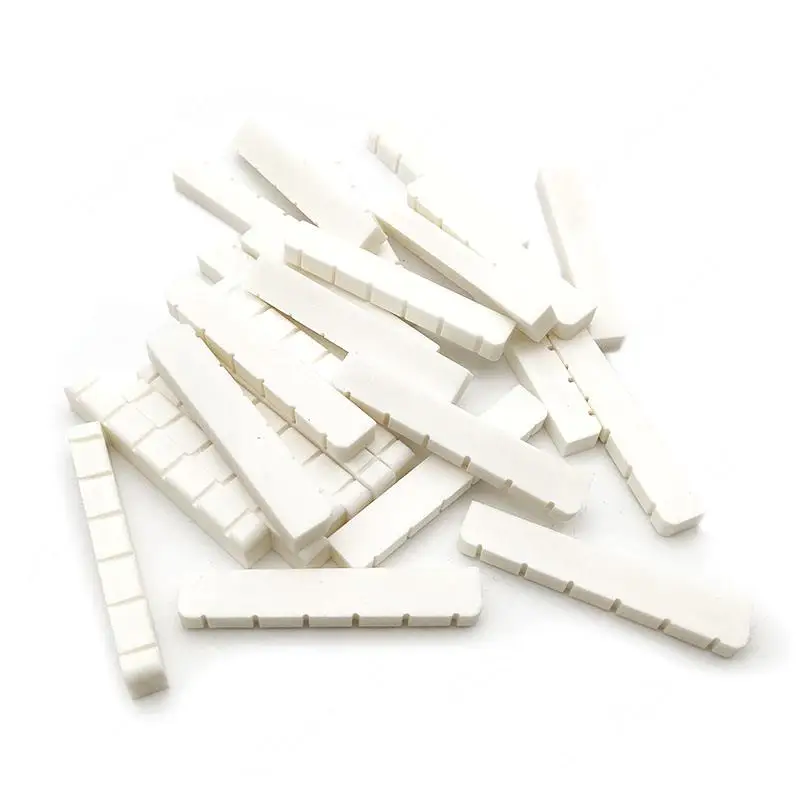 Pezzi 6 Corde Chitarra Acustica Ponte In Osso Sella 72 Mm E Capotasto 43 Mm~p124274777