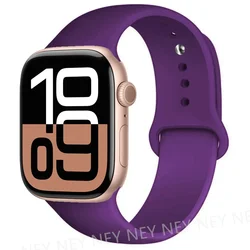 Premium Silicone Sport Bands - 38 - 40 - 41 S10 - 42 mm L (45 Deep purple)