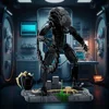 Gobricks MOC Movie Alien Monster Building Blocks Model Alien Drooling Monster DIY Bricks Assembly Toys Kids Creative Toys Gifts 3
