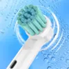 16/20PCS Extra Soft Bristles Fit for Sensitive Gums Care Round Head for Oral b Braun Type 3756 3757 3744 3765 4729 4731 5