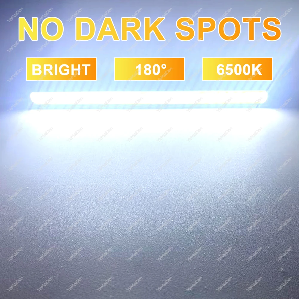 6/10 PCS 17CM LED COB ���� 12V 7000K DRL �ڵ��� ��Ÿ�ϸ� ��Ʈ�� ��� COB LED �۾� ���� ���� �ְ� ���� ����Ʈ ȭ��Ʈ