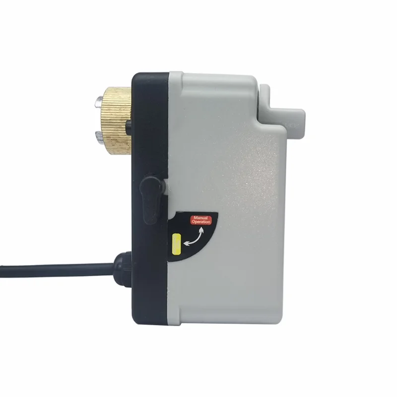 Brass Motorized Ball Valve 3-Wire Two Control Electric Actuator AC220V 3 Ways /2 Way DN15-DN40 with Manual Switch
