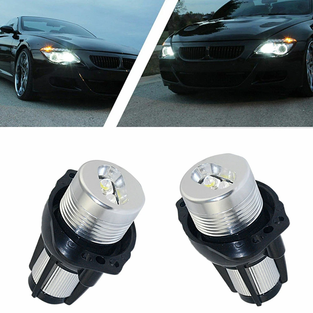 BMW E90 E91 2006-2008 램프 LED 전구 LED 아이즈 화이트 6000K..