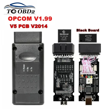 V1.99 OPCOM for opel OP COM interface with PIC18F458 FTDI FT232RL OP-COM opel Diagnostic scanner professional Opcom 1.99 1
