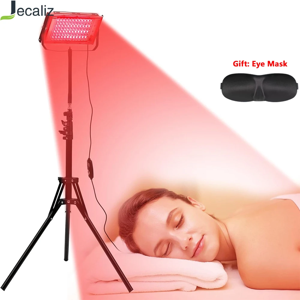 96 LEDs Red Light Therapy Lamp Full Body Infrared Light Device Face Body Pain Stress Relief Daily Skin Care 660nm 850nm