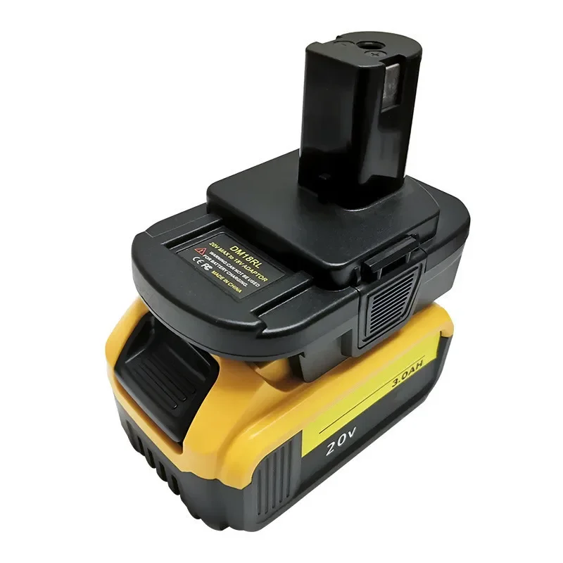 Battery Convertor Adapter For Milwaukee DM18RL RYOBI 18V Li-Ion Battery USB Port Tools