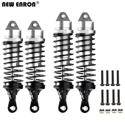 Premium Aluminum Alloy Shock Absorber Dampers (2 or 4 Pack) (70 - 90 75 - 100 SILVER)