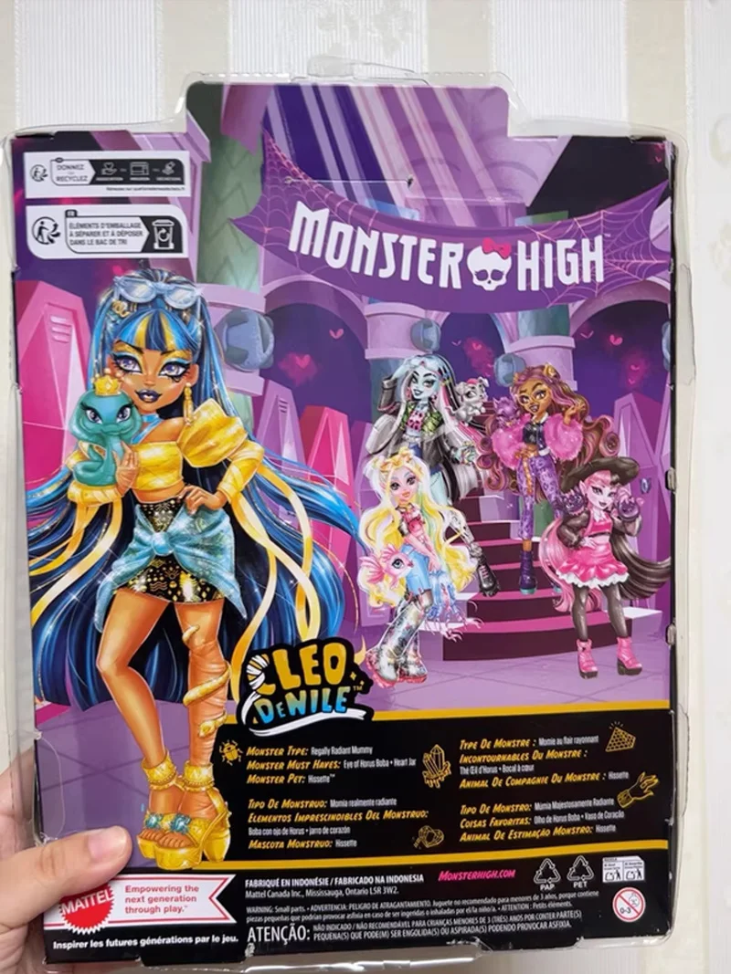 New In Stock Monster High School Frankie Stein Clawdeen Wolf Cleo De Nile  Freshman Series Action Figure Model Toy Birthday Gifts - AliExpress, image size:800x1067