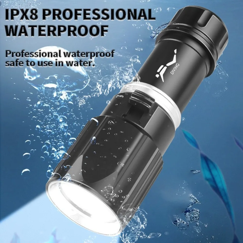 slider image of Strong Light Diving Flashlight