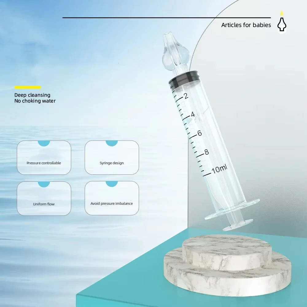 Baby Nasal Aspirator Cleaner Syringe Washing Tool