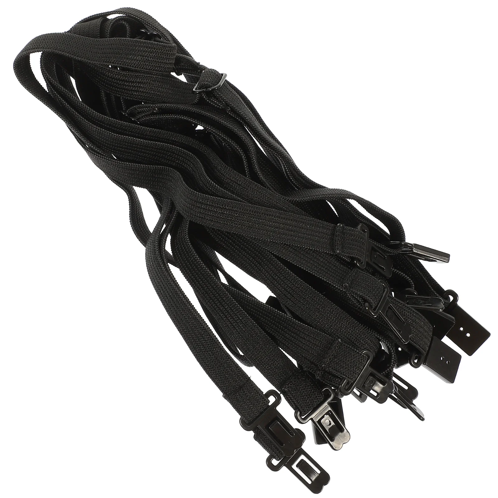 Neck Tie 10 Pcs Bow Tie Elastic Belt Accessories Strap Diy Adjustable Band Straps Adjustment Polyester