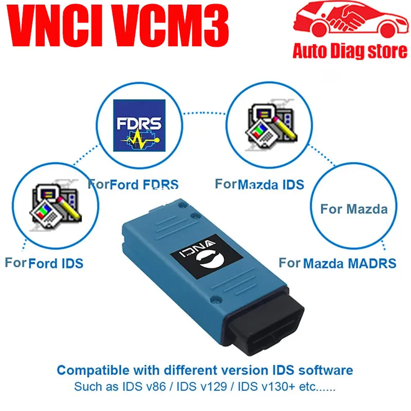 

VNCI VCM3 Auto Digagnostic Interface Scan Tool VNCI 6154A for V-A-G VCM3 for Ford MDI2 for G-M Support DOIP/CAN FD