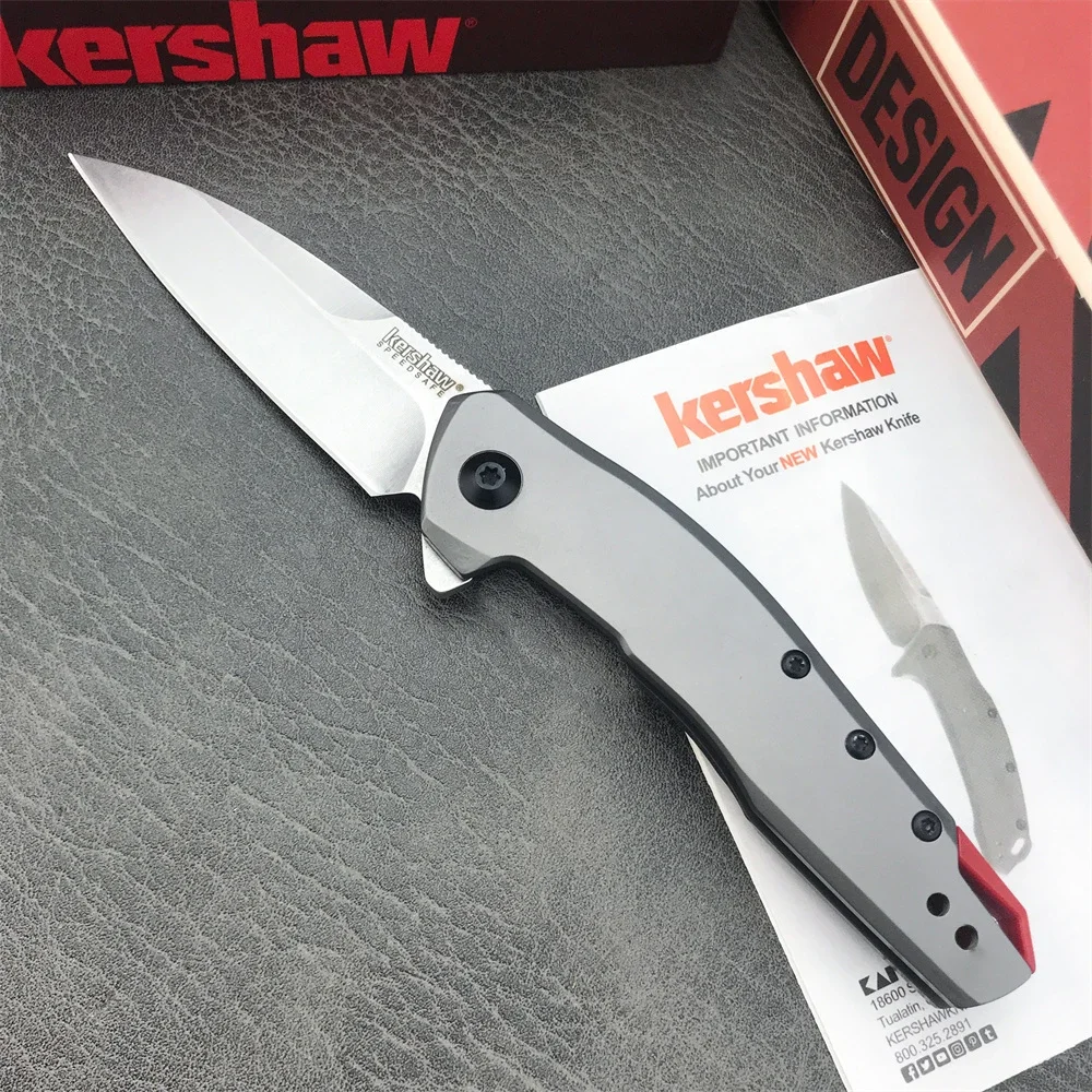 

Kershaw 1415 All Steel Combat Folding Knife 8cr13mov Blade 420C Handle Outdoor Camping Hunting Survival Utility EDC Pocket Tool