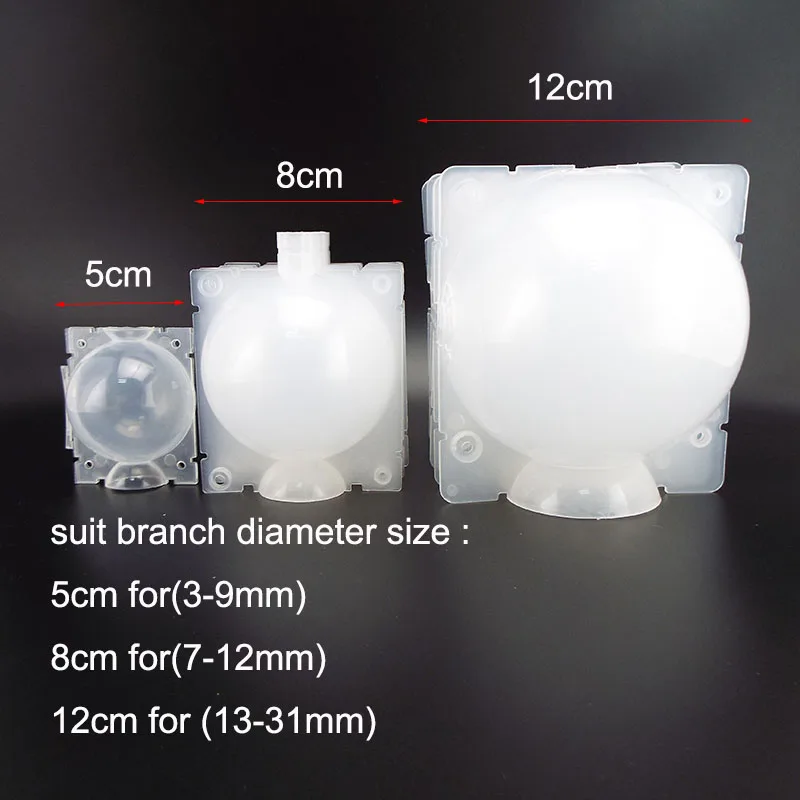5/8/12cm Garden Fruit Tree Plant Rooting Ball Root Growing Boxes Case Grafting Rooter Grow Box Breeding Garden Tools Supplies D4 plant rooting pot plant rooting box