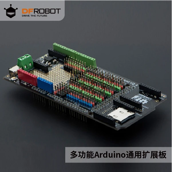 

DFRobot-MEGA-DFRobot-V2.4-support-Arduino-MEGA-sensor-extension-board-general-socket-and-the-power-converter